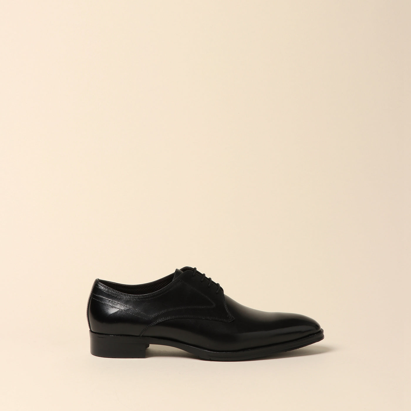 <Madras> Plain toe/black