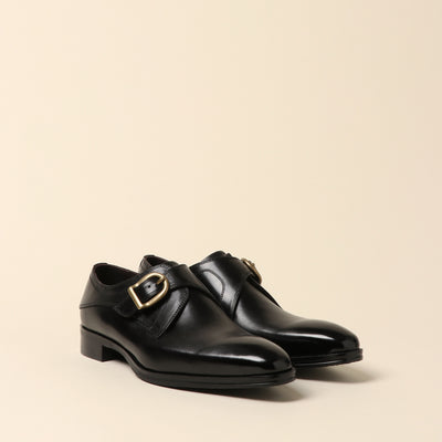 <Madras> Monk strap, dark brown