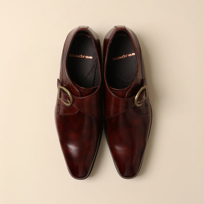 <Madras> Monk strap, dark brown