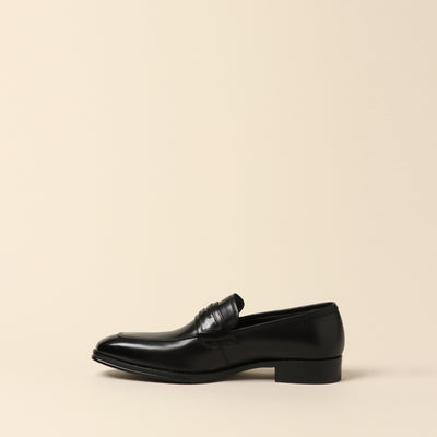 <Madras> Coin loafer/black