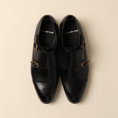 <Madras> Double Monk Business Shoes/Brown