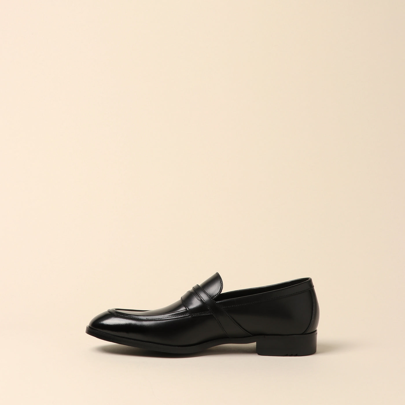 <Madras> Coin loafer/black