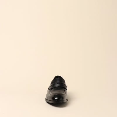 <Madras> Coin loafer/black