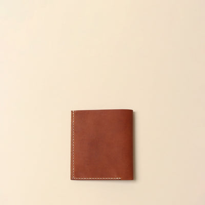 ＜Mojakawa> saba half Bifold wallet / orange