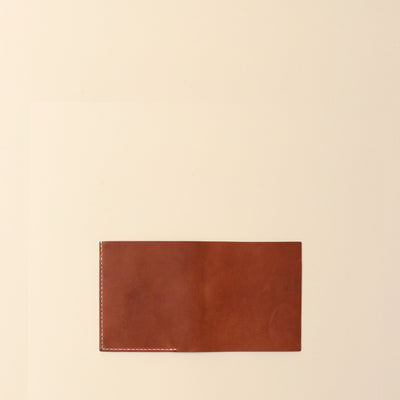 ＜Mojakawa> saba half Bifold wallet / orange