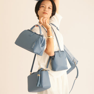 <Atelier Nuu> loop mini Boston / sky blue