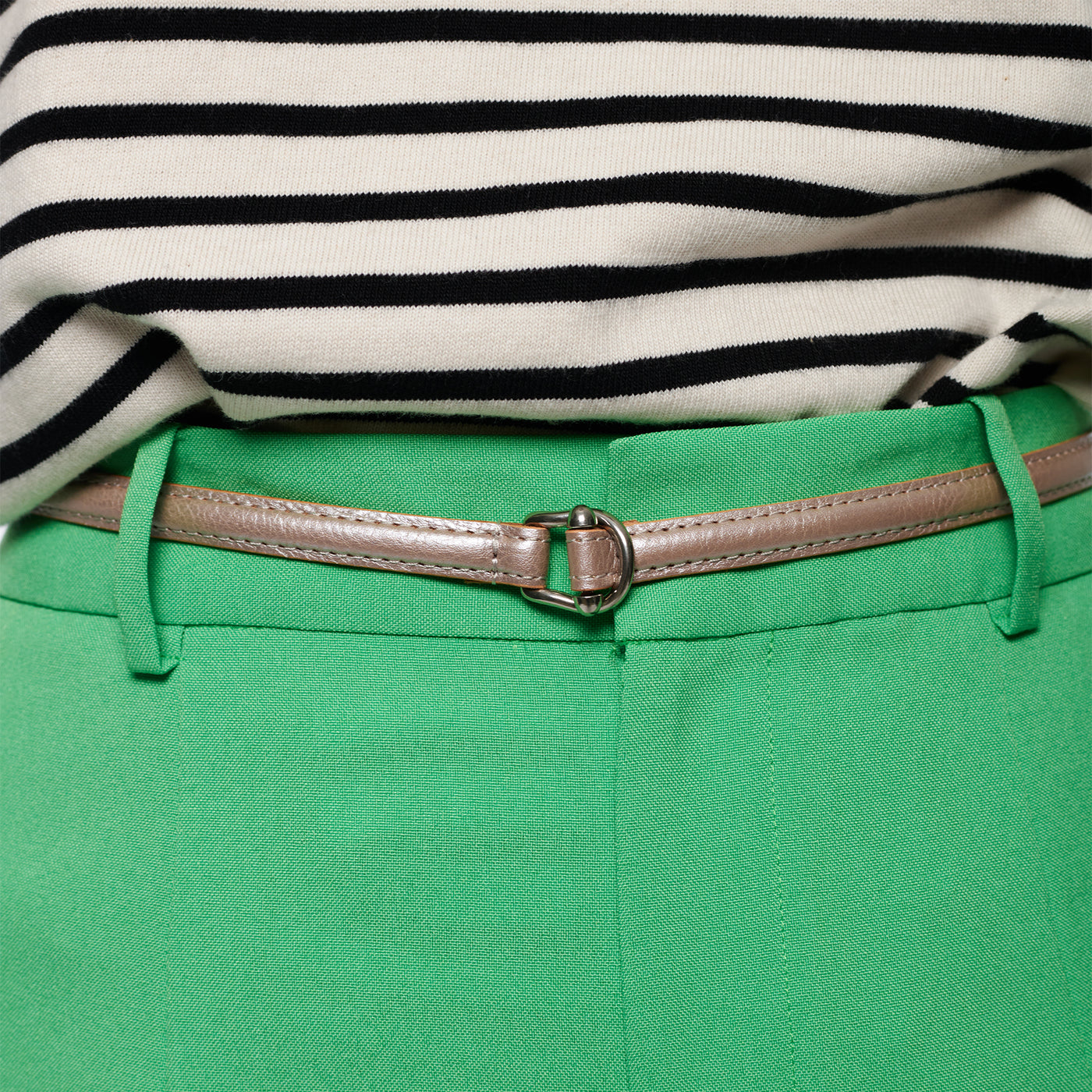 ＜アナック＞ フックバックルナローフリーベルト/シルバー