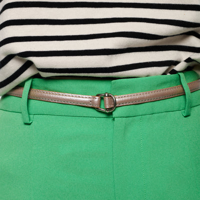 ＜アナック＞ フックバックルナローフリーベルト/シルバー