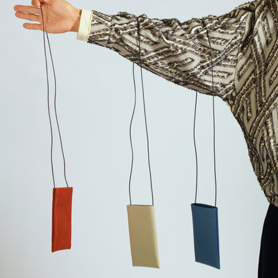 ＜CORGA＞CORD POCKET/黑色