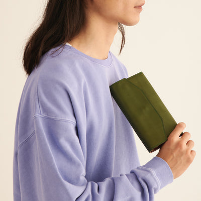 ＜アナック＞ ギャルソン型財布/ブラック