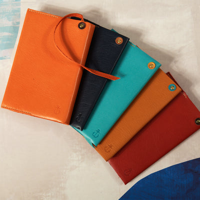 ＜KIICHI book cover (paperback)/navy